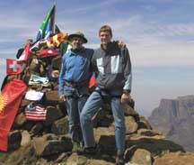 Mervyn and Warren Gans, Mountain Club of South Africa, KwaZulu-Natal Section